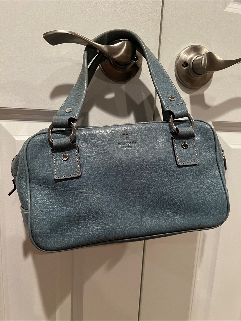 Kate Spade Blue Leather Hand Bag - Women
